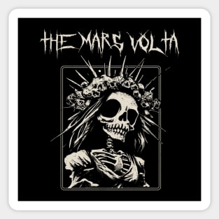 the mars volta bridge skull Sticker